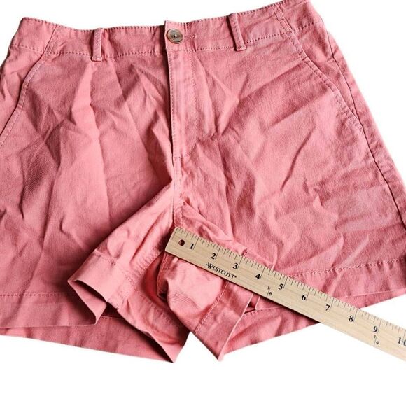Loft womens Sz 6 coral the washed twill shorts - Picture 6 of 8